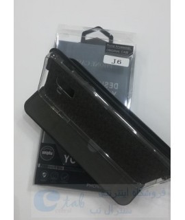 کیف چرمی ضدضربه اورجینال گوشی سامسونگ مدل j6 جی 6 -  ( کیفیت فوق العاده نرم ) - محافظ 360 درجه (j6 2018 (j600